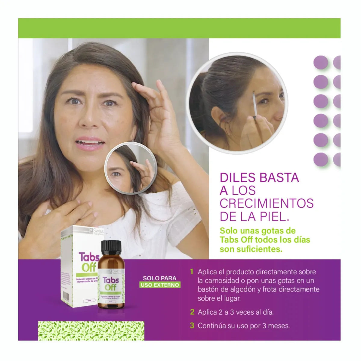 Tabs Off - Ayuda a eliminar verrugas visibles